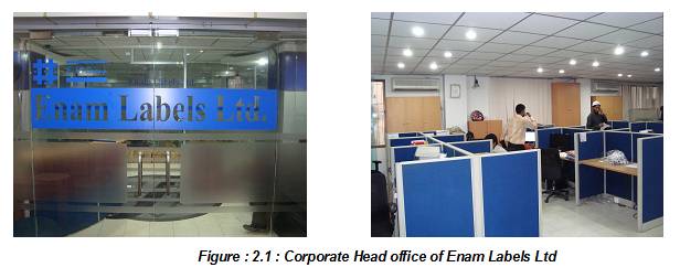 Corporate Head office of Enam Labels Ltd