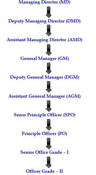 Organizational Hierarchy of IFIC Bank Limited