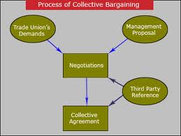 Processes of collective bargaining and negotiation