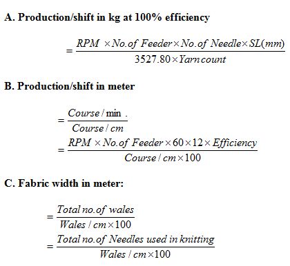 production-calculation