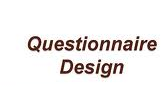 Assignment on Questionnaires design an overview of the major decisions