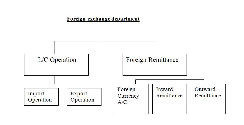 Foreign exchange department