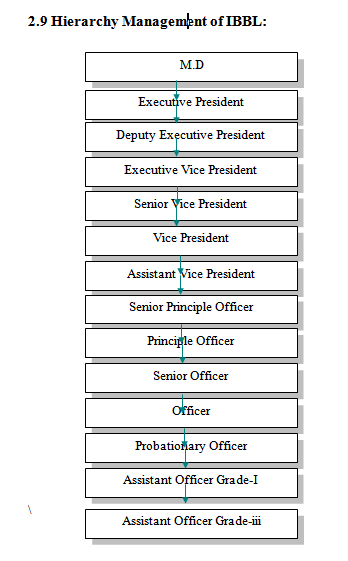 Hierarchy Management of IBBL