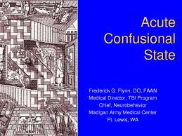 Report on Aetiology of Acute Confusional State