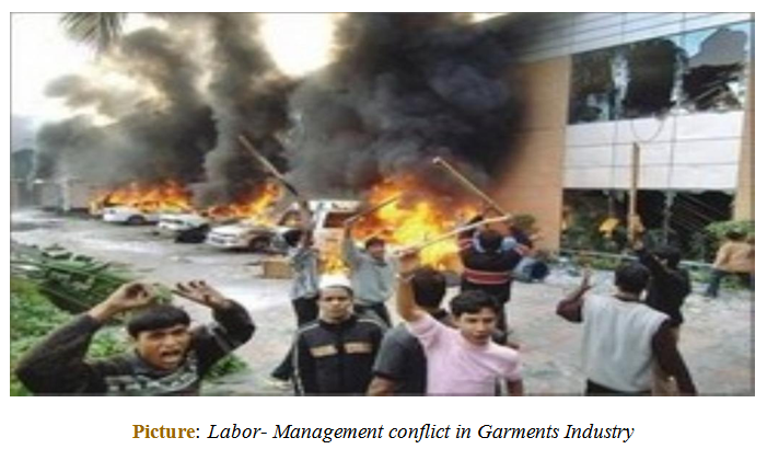 Labor- Management conflict in Garments Industry