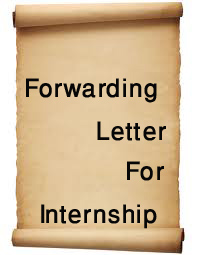 Sample Forwarding Letter for Internship