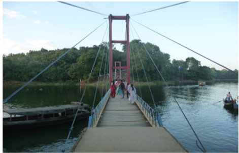 Hanging bridge of Rangamati