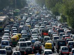 Traffic Jam in Dhaka City