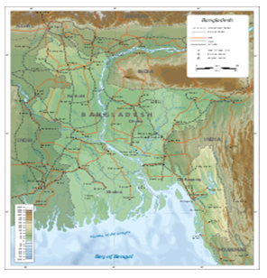 Geographical Location of Bangladesh