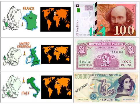 world paper currencies