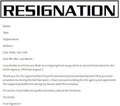 Judicious Letter of Resignation