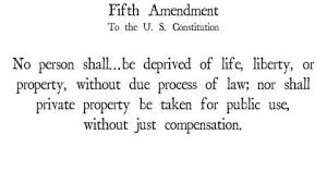 Discuss on Fifth Amendment