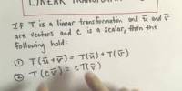 Define and Discuss on Linear Transformations