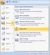 Convert Microsoft Word 2007 to PDF
