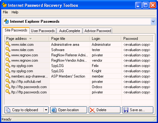 Seven Windows Password Recovery Tools