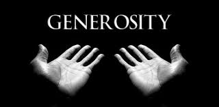 Define on the Generosity of People