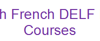Resume with French DELF Preparation Courses