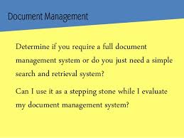 Introduction to Document Management