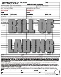 Bill of Lading and Charter Party