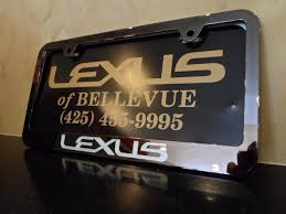 Lexus License Plate Frames Importance in the Advertising
