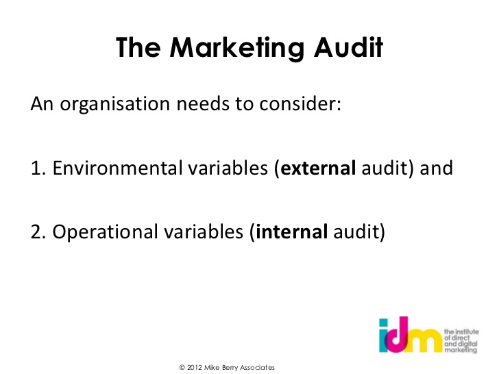 Marketing Audit Internal