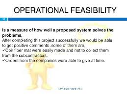 Operational Feasibility