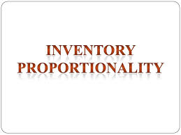 Principle of Inventory Proportionality