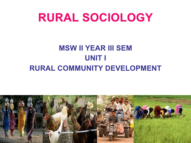 Rural Sociology Definition