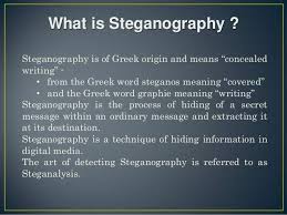 About Steganography