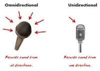 Unidirectional and Omnidirectional Microphones