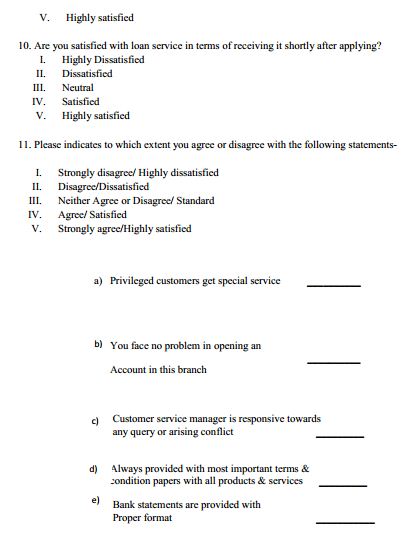 Evaluation Of Customer Satisfaction Level At Brac Bank Assignment Point 7370