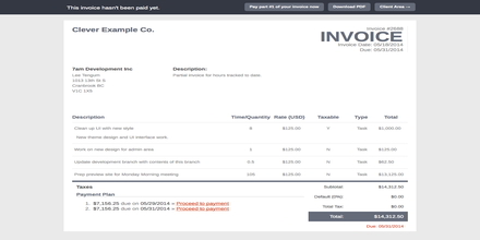 invoice definition example