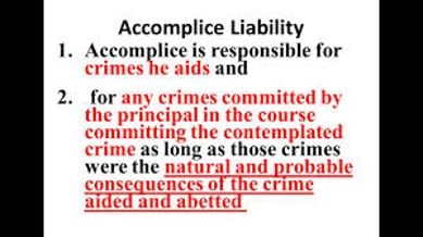 Accomplice Liability