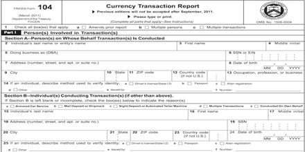 Currency Transaction Report