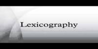 Lexicography