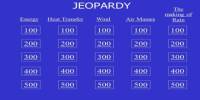 Lecture on Jeopardy – Weather Patterns