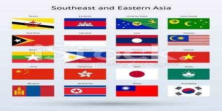 Flags of South and Southeast Asia
