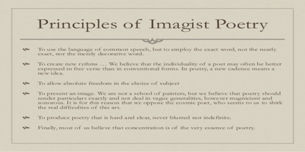Presentation on Imagist Poetry