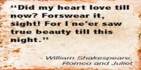 Shakespeare’s Quotable Quotes from Romeo and Juliet