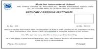 Sample Application for Bonafide Certificate