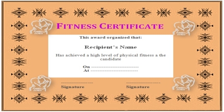 Application for Issuance of Health Fitness Certificate