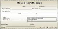 Sample Application for Issuance of House Rent