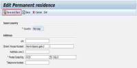 Application for Changing Home Address in Bank Account