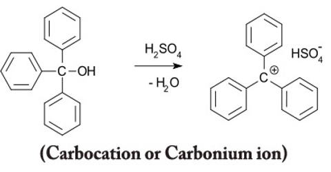 Carbocation or Carbonium ion