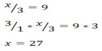 Division Equations with Single and two Digits number
