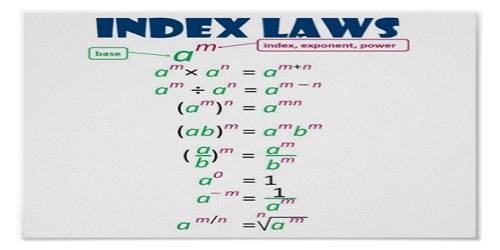 Laws of Indices