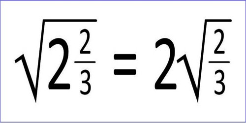 Express of a Simple Quadratic Surd