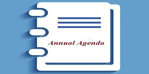 Sample Annual Agenda Format