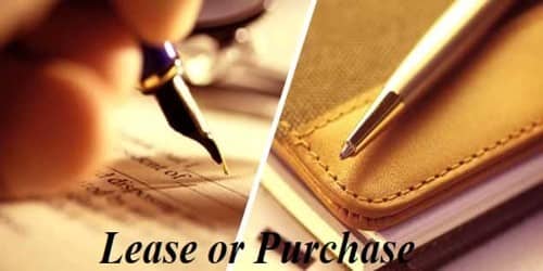 Concept of Lease or Purchase Decision