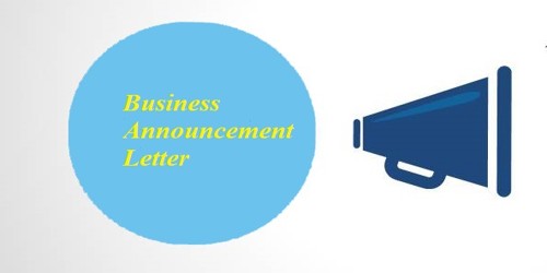 Sample Business Announcement Letter Format